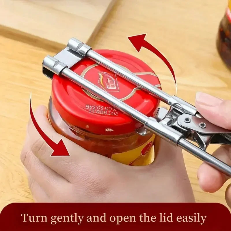 Stainless Steel Adjustable Bottle Jar Can Opener