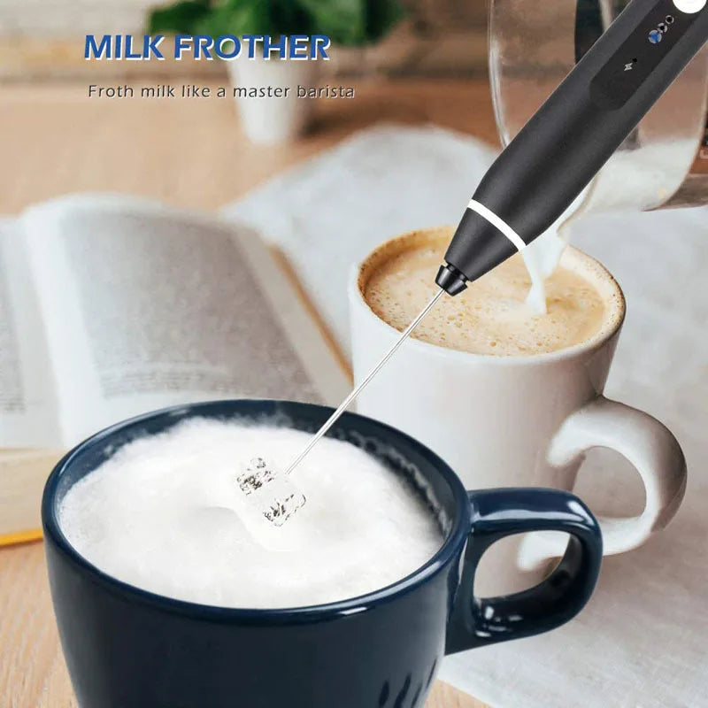 Portable USB Electric Milk Frothers Handheld Blender