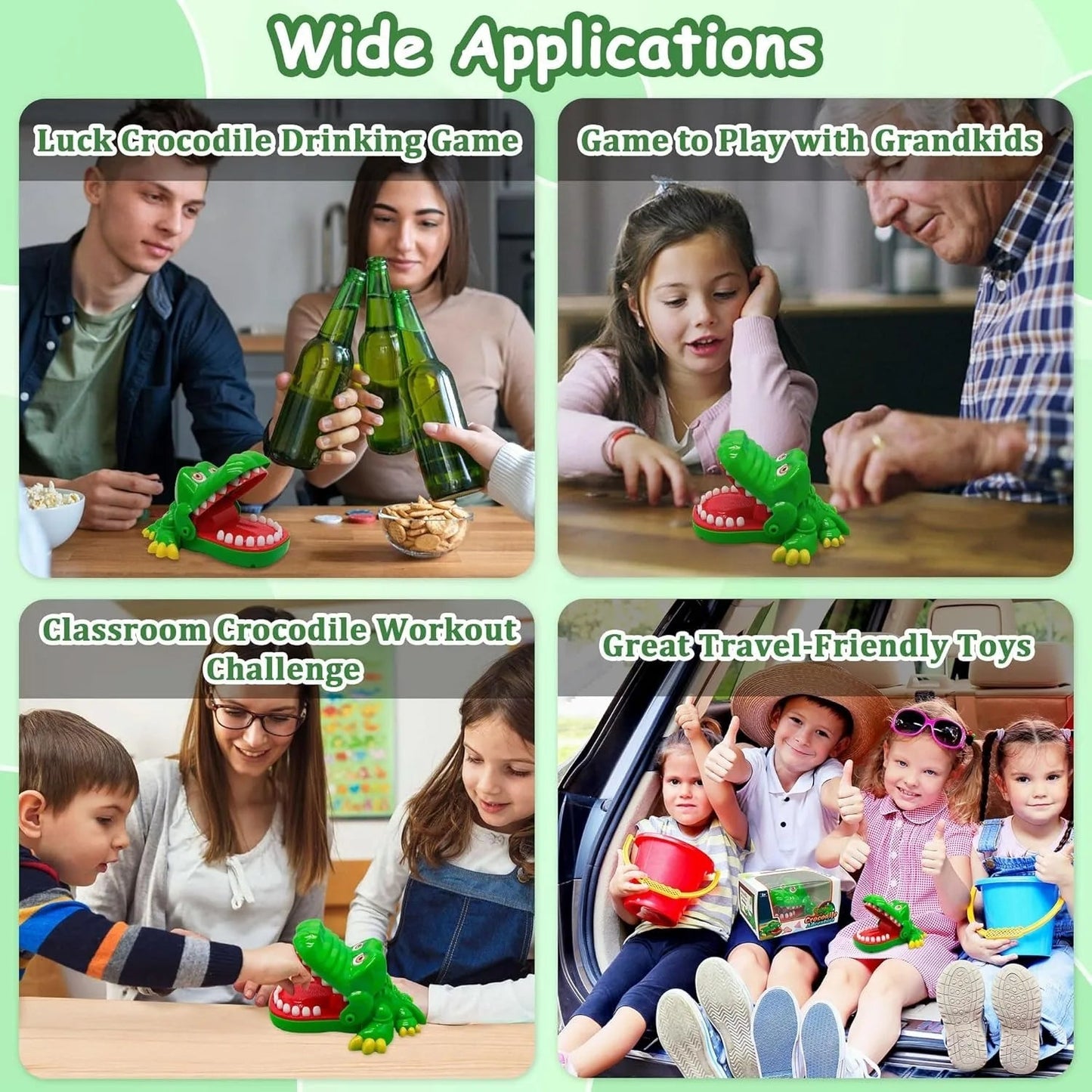 Crocodile Teeth Toys Game for Kids