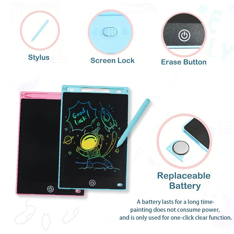 8.5 Inch LCD Writing Tablet Digital Drawing Tablet For Kids