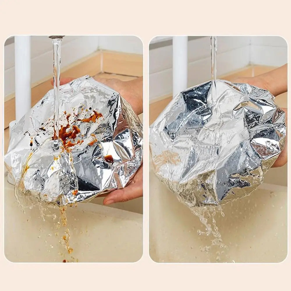 20pcs Aluminium Foil Cover Heat-Resistant Insulation Lid