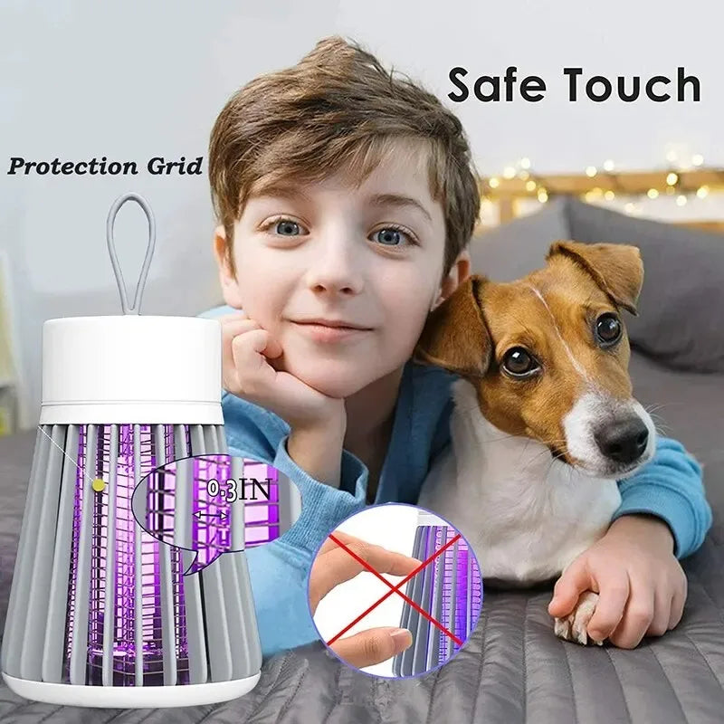 USB Rechargeable Electric Shock Mosquito Killer Waterproof Lamp