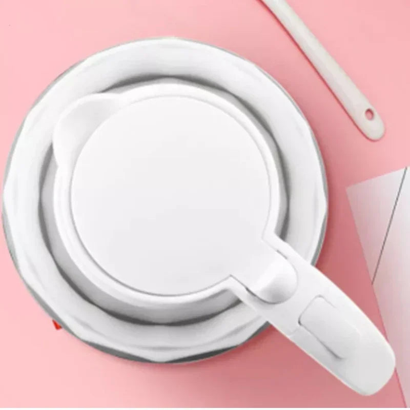 Foldable Kettle for Travel, Portable Collapsible 600ML Kettle with Shut-Off