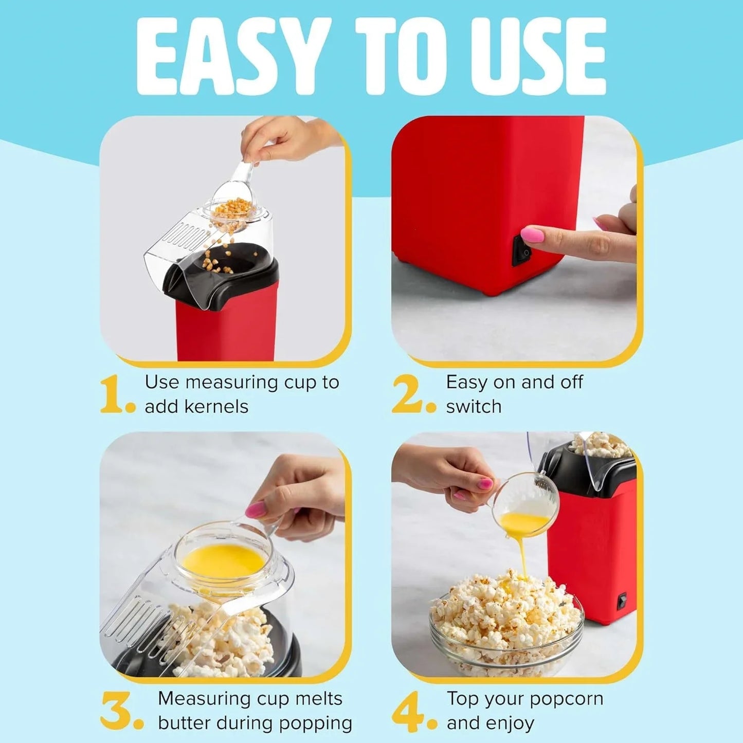 Electric Mini Popcorn Machine