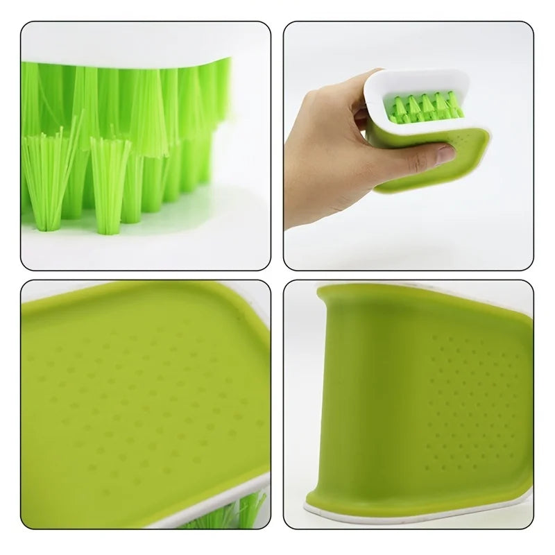 Pack of 2 Blade Brush Knife and Cutlery Kitchen Cleaner