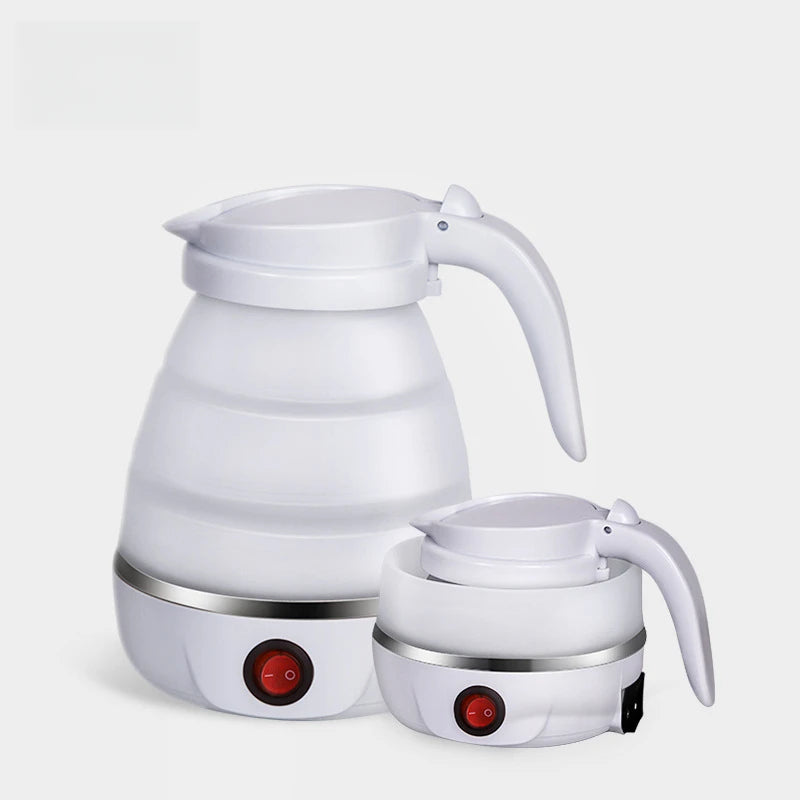 Foldable Kettle for Travel, Portable Collapsible 600ML Kettle with Shut-Off