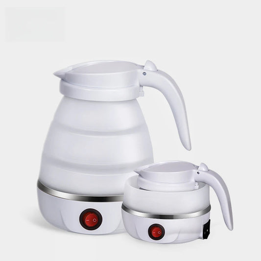 Foldable Kettle for Travel, Portable Collapsible 600ML Kettle with Shut-Off
