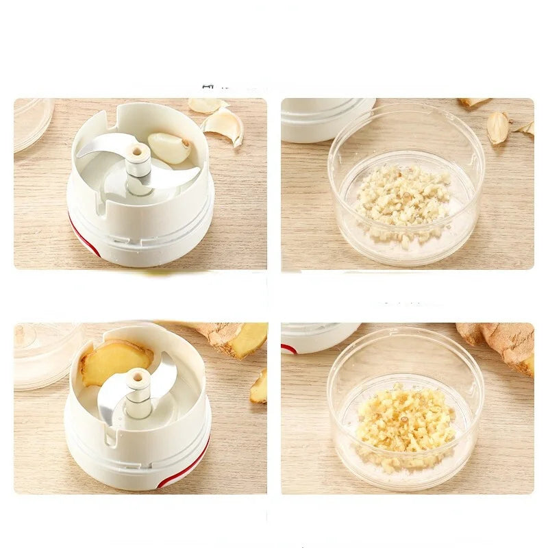Mini Food Garlic Vegetable Grinder Chopper Mincer Crusher