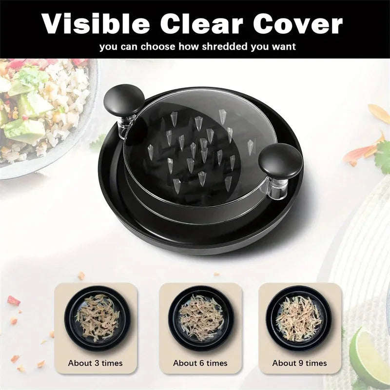 Chicken Shredder Tool with Transparent Cover