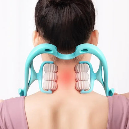 6-Wheel Cervical Spine Massage Roller