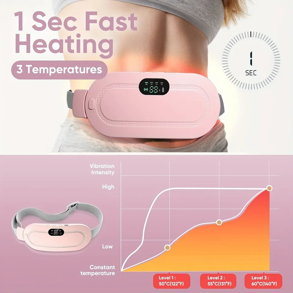 Heating Waist Belt For Menstrual Cramps Relief