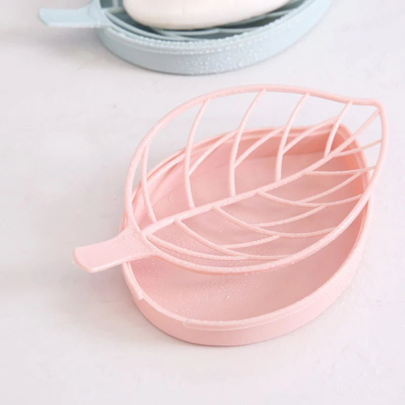 Pack of 5 – Leaf Shape Household Storage Soap Box | Draining Soap Holder