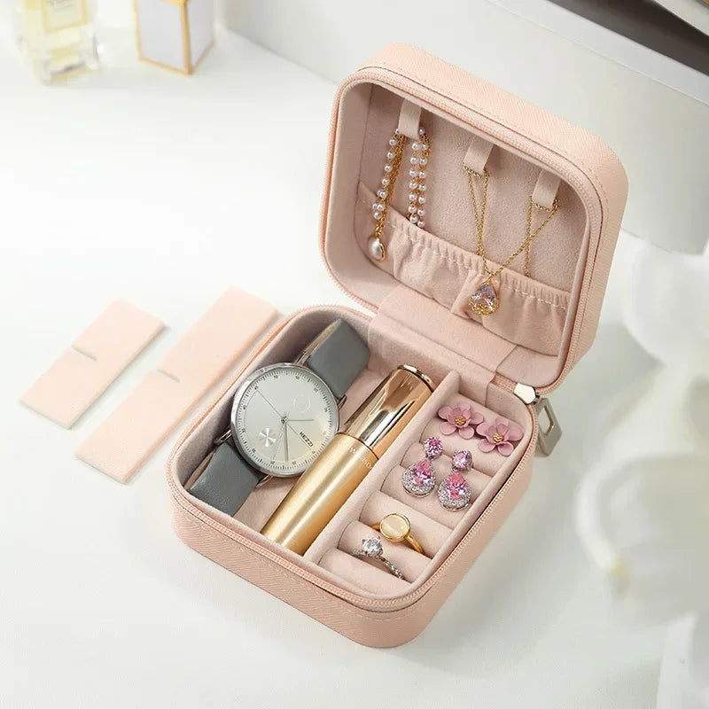 Portable Mini Jewellery Storage Box Travel Organizer Box