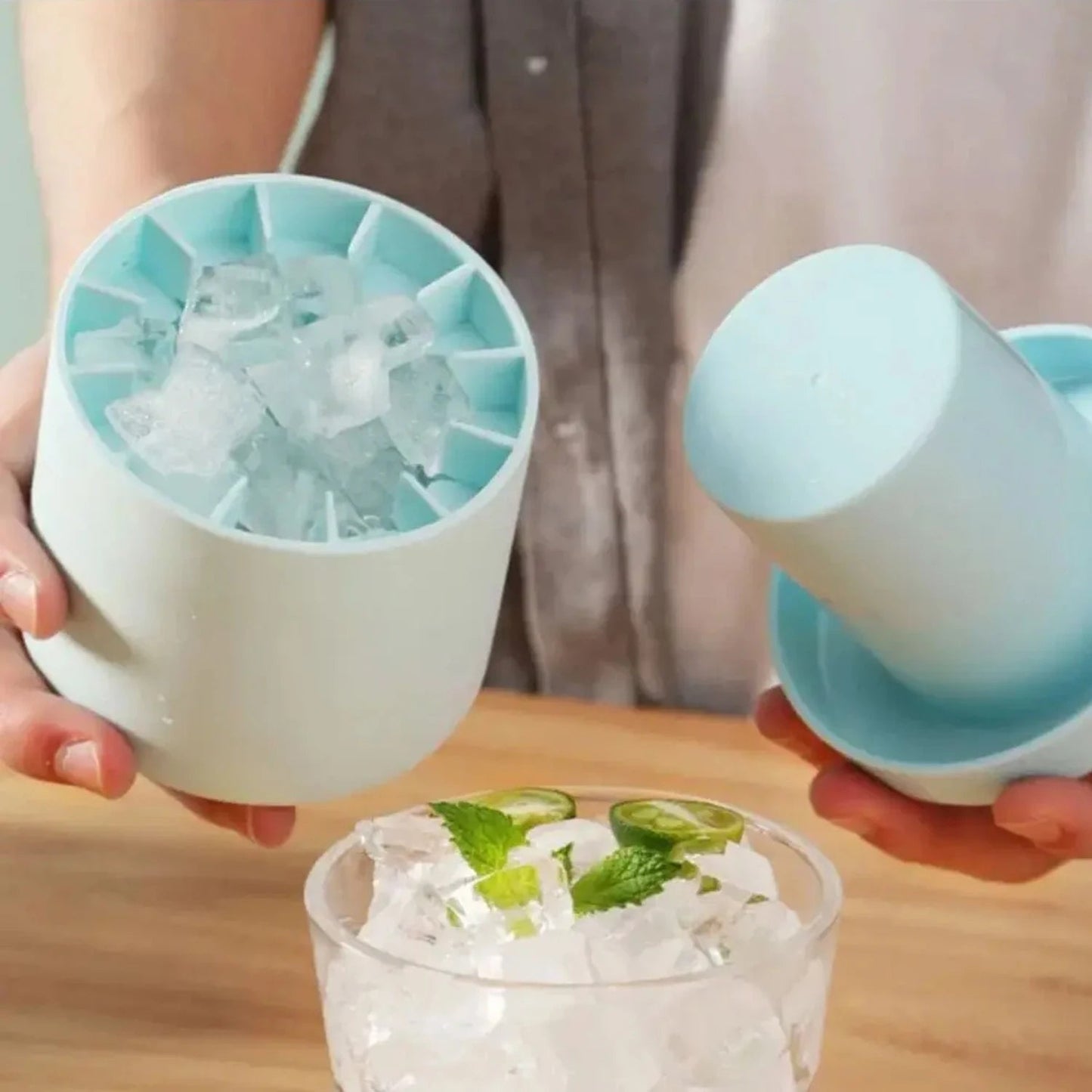 Silicone Ice Cube Making Mold