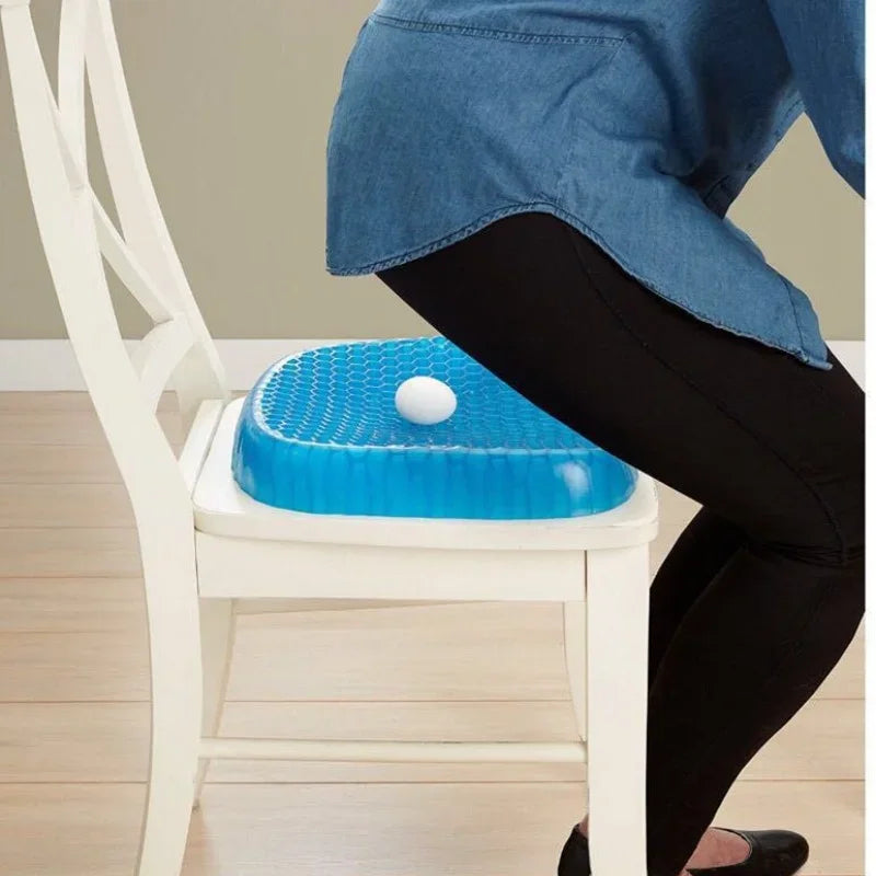 Gel Seat Cushion Breathable Honeycomb Design For Pressure Relief