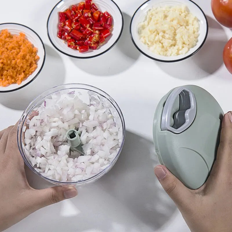 Garlic Chopper Manual Meat Grinder