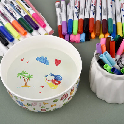 12pcs Magical Water Painting Pen Colourful Mark Pen Markers
