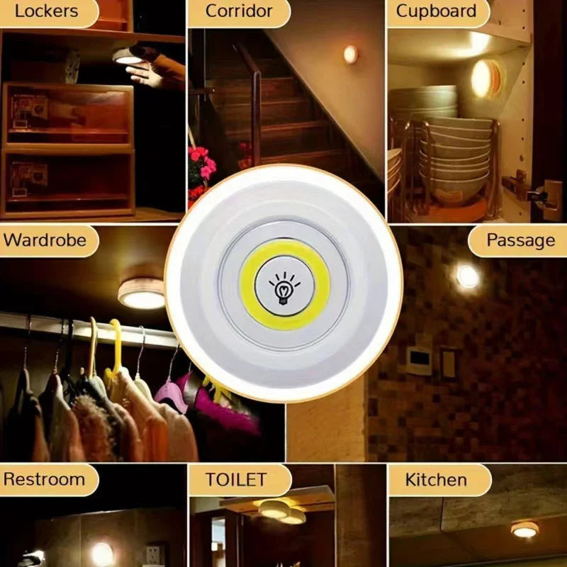 Bright Cob Under Cabinet Light 3W LED Wireless Remote Control