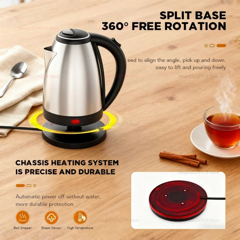 Smart Kettles 2.0L Large Capacity Electric Kettle