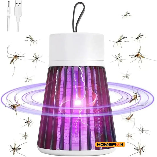 USB Rechargeable Electric Shock Mosquito Killer Waterproof Lamp