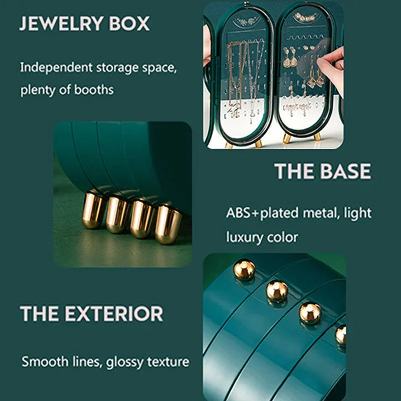 Light Luxury Jewelry Storage Box Earring Necklace Multi-layer