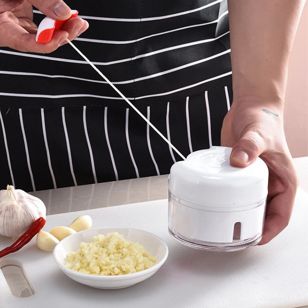 Mini Food Garlic Vegetable Grinder Chopper Mincer Crusher