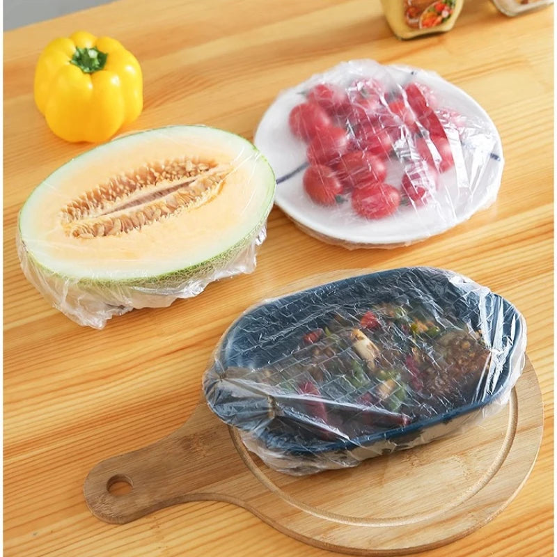 300PCS Disposable Fresh-keeping Bag Bowl Cover