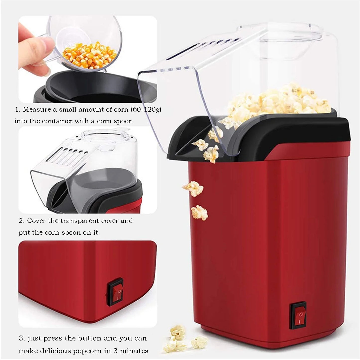 Electric Mini Popcorn Machine