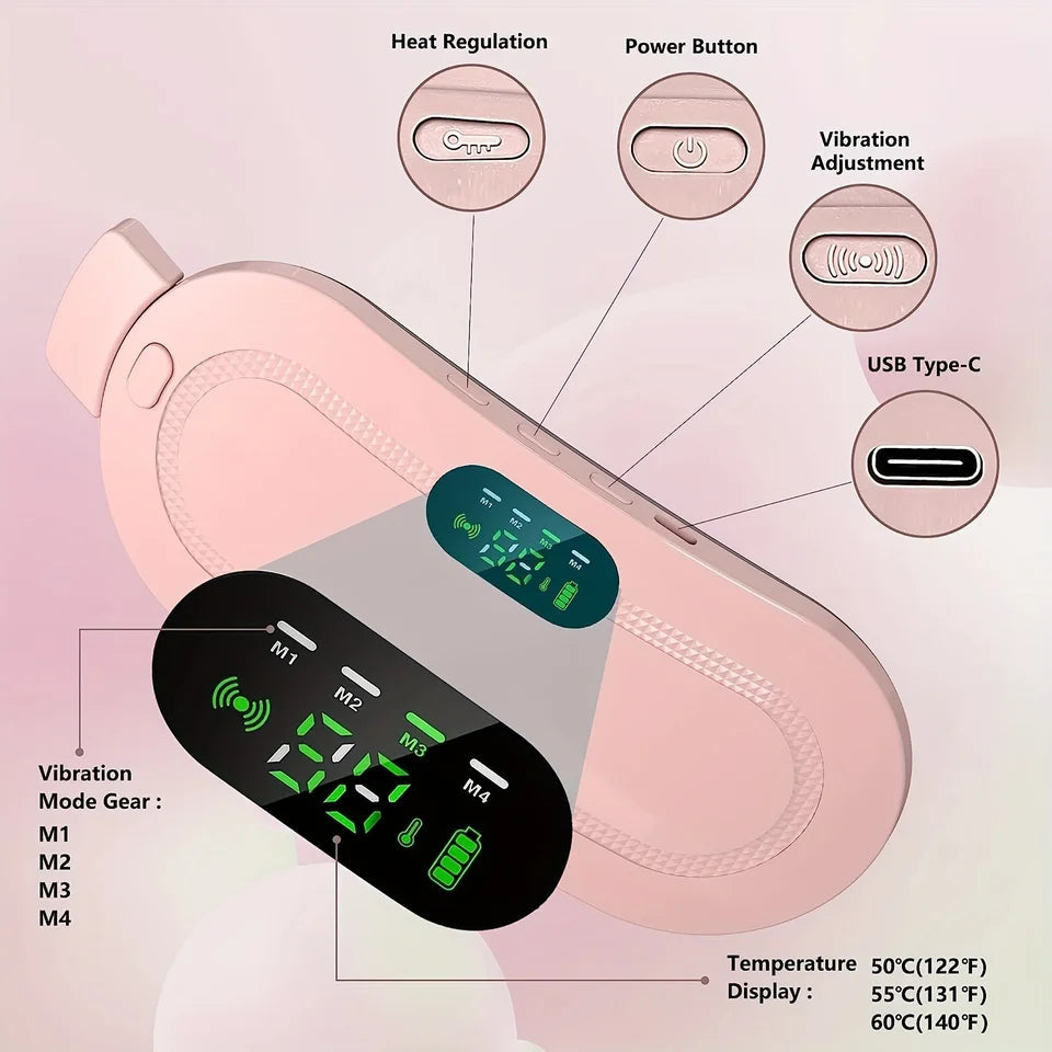 Heating Waist Belt For Menstrual Cramps Relief