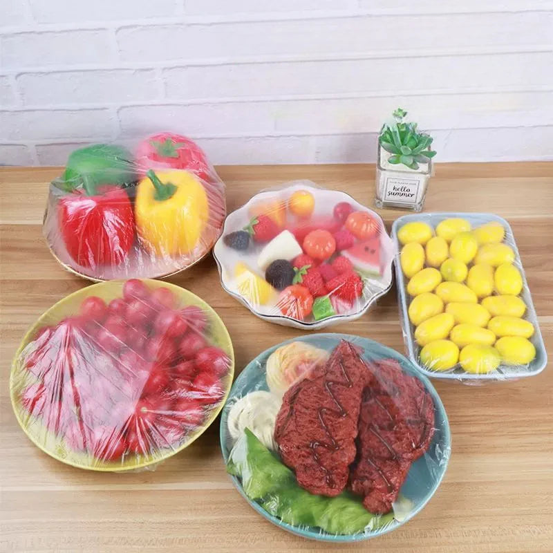 300PCS Disposable Fresh-keeping Bag Bowl Cover