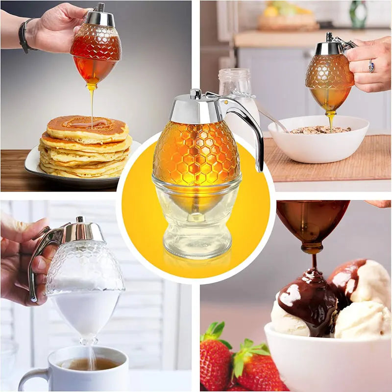Acrylic Honey Dispenser Honey Bottle Jar