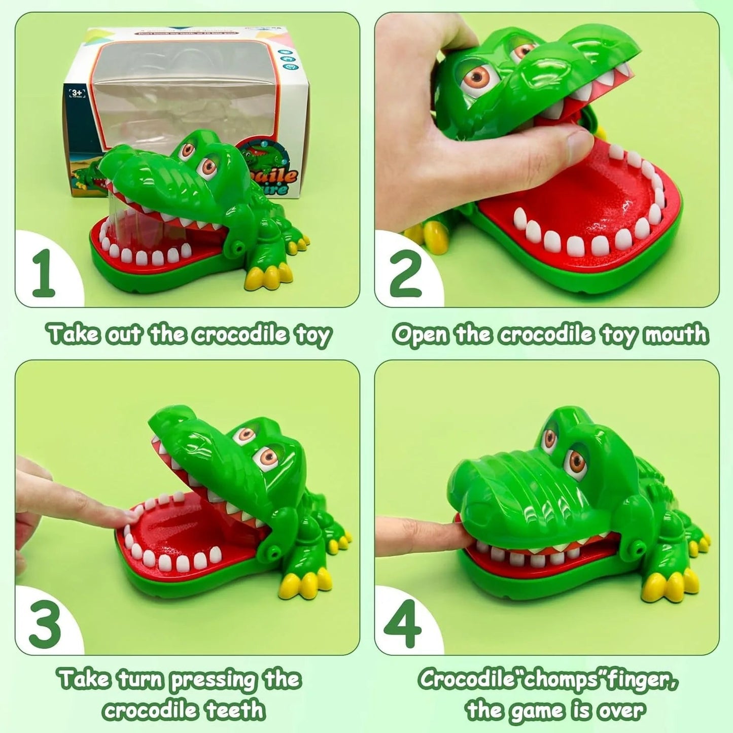 Crocodile Teeth Toys Game for Kids