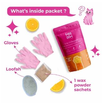 Meeoow Club Wax Powder Pakistan | Instant Hair Removal Powder | 10 Minute Painless Body Wax Powder