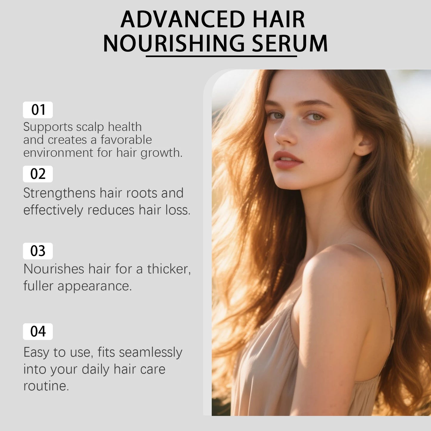 Hair Repair & Strengthening Serum – Anti-Frizz & Shine Care